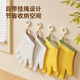 Cooking King Insulated Gloves Anti-scalding Gloves Oven Microwave Thickened Gloves High Temperature Baking Gloves Yellow 1 Pair Three Layers Thickened