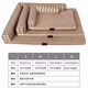 Dog kennel warm dog bed sofa can be detached and washed golden retriever medium and large dog mat cat dog kennel pet plush pink free mat + toy L code 100*70CM70Jin [Jin equals 0.5 kg] internal use