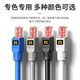 万级（OFNPFTTH）六类网线水晶头免压 工程级CAT6类电脑宽带网线头 千兆网络免打线水晶头 4个装WJ-15246