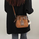 
viney's new bucket bag women's bag brand crossbody bag fashionable shoulder bag birthday gift for girlfriend wife [brown] high-end and luxurious