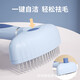 Dele Dog Comb Knot Comb Teddy Golden Retriever Large Dog Comb Epilator Cat Comb Self-Cleaning Curved Rake Comb - Blue
