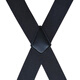 Yufan 5cm elastic elastic men's strap clip 4 clamp X-type adjustable suspender trousers strap 02 Navy Blue Unicode
