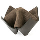 Sharphan (Savinelli) Italienischer Sharphan-Pfeifenhalter aus Südost, Nordwestorigami M674 Viertüriger Lederpfeifhalter Herrengeschenk Silber Grey-Hole
