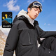 Carbin Men's Ropa 90 Deck Down Jacket Otoño e Invierno Nuevo chaqueta tibia suelta Ropa de trabajo Comodidad H Carbón Negro 01 m /170 /48