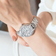
Caloric King [Snowflake] Fashionable light luxury diamond-set watch Women's temperament watch Women's watch CK15699