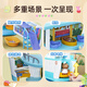 [80% new] Peppa Pig toy play house toy cruise combination set Peppa Pig baby children’s birthday gift for men and women