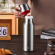 Jingdong Tokyo vacuum insulated cup 316 stainless steel portable men's bullet water cup silver gray 500ml