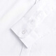 Jiuyu's children's white shirt, boys' spring and autumn pure cotton long-sleeved shirt, middle-aged and older children's performance solid color performance clothes, primary school uniforms, white 170 (suitable for height 161-170cm)