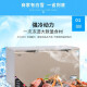 白雪金色数显温控商用家用卧式大冷柜 620-1050升冷冻冷藏展示柜 大容量高效制冷节能环保冰箱 1050FD【五面制冷数显温控】 1050L