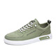 Shoes for men in summer breathable soft sole non-slip work shoes trendy versatile canvas shoes for men daddy shoes casual driving shoes A01-gray (suggested to take a larger size) 40