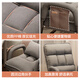 Computer chair, home comfortable backrest, lazy sofa, folding lounge chair, study office chair, dormitory leisure e-sports chair, extra thick thickened square tube, coffee brown + storage bag + free waist pillow