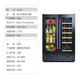 Odino Nationwide Warranty Export Quality Odino Red Wine Cabinet Constant Temperature Wine Cabinet Double Door Embedded Household Small Wine and Foreign Wine Cabinet Air-cooled and Frost-free Left Tea + Right Red Wine (Black Glass Door)