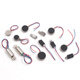 Tegat mobile phone bracelet vibrator motor 0827/1027/30/34 flat patch coreless cup motor with wire motor 0827 flat motor 3CM wire
