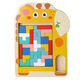 Yu Jianxiong Children's Wooden Tetris en trois dimensions grandes blocs de construction de puzzle Toys Toys Multifonctional Pie Board Interaction parent-enfant 2-3-6 ans garçons et filles façonner la cognition Dinosaure Tetris