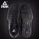 Peak Basketball Shoes Men's Winter Shoes Cushioning Wear-Resistant High-top Leather Boots Students Anti-Slip Sports Shoes Men Black/Dark Gray 201 41