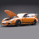 奥图亚（AUTOART）奥拓1:12 保时捷911(997) GT3 RS 汽车模型 合金车模静态跑车收藏 黑色 12116