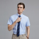 JD.COM CHOLASS PARA MEN 100 Pure Cotton de algodón listos para usar camisas blancas para negocios camisas formales de manga corta para hombres blancos 42