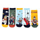 Paiyitu 6-12 year old boys' thickened velvet thickened children's socks thickened long-tube Ultraman winter velvet cartoon cotton socks mid-tube Ultra Cartoon 5 pairs M 1~4 years old foot length 11-14cm