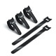 Green Velcro Tie Câble Câbles de données Données Câble Câble de gestion de câble avec câble fixe Câble ordinateur Câble d'alimentation STRAP CABLE BUNDLING [PACK]