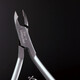Miss Honey Manicure Dead Skin Scissors Professional Exfoliation Cuticles and Barbs Advanced Repair Scissors Pliers Stainless Steel Nail Care Tools D-501 Silver 1 piece