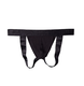 Wen Shi Ouqi Keduo thong men's thong underwear sexy double male u bulge free hip lifting sexy underwear 01# black M