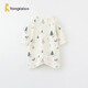
Tongtai (TONGTAI) baby nightgown spring and autumn pajamas children's anti-kick quilt home clothes underwear TS43C176-DS blue 80cm