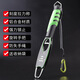 Juliqiang Aluminum Alloy Fish Controller with Scale Fish Clamp to Catch Fish Luya Extended Sea Fishing Pliers Fishing Gear for Fishing Silver Carp and Bighead Carp Locking and Weighing Fish Aluminum Alloy Fish Controller with Scale [Upgraded Version Green]