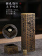 American and foreign 10.5 cm linear incense vertical incense burner study tea tasting incense burner home indoor natural sandalwood agarwood fragrance Laoshan sandalwood red heart sutra incense burner