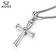 Aido Diamond PT950 platinum pendant women's platinum cross pendant weighs 2.1-2.3 grams + delivery silver chain + certificate + rose gift box
