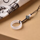 Today's dance mobile phone lack of rope anti -throwing ski rope Apple Huawei OV millet shell ancient style ornaments men's and women's rings buckle simplicity keys U disk anti -throwing pending agate black
