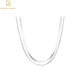 CHOMEL KINSEYs925 Silver Snake Bone Double Layer Necklace Female Niche Design Stacked Clavicle Chain Chinese Valentine's Day Gift for Girlfriend Double Layer Necklace s925 Silver