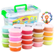 [70% nuevo] Meiyang Yang Ultra Light Clay 36 Color Plasthine Colorido espacio de barro Moda de nieve Juego de arena de arcilla Juguetes para niños al por mayor