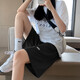 JOYNCLEON (JOYNCLEON) Maternity pants for summer wear shorts safety pants wide-leg suit pants large size leggings black XL jyk179089
