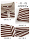 Kesimiao Light Luxury Marke Frauen kurzärmeliges T-Shirt für Frauen 2025 Sommer Neues Streifenpolo-Hemdtemperament Lose Top Trendy Khaki L (100jin [Jin entspricht 0,5 kg] -110jin [Jin gleich 0,5 kg]))