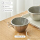 Siyue Stainless Steel Drainage Basket Mini Fruit Washing Basket Blueberry Strawberry Vegetable Washing Basket with Handle Kitchen Bowl Small Set Mesh Basket + Basin Please see the second picture for size