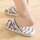 Wanpusen anti-slip silent large-size women's slippers for women indoor and outdoor summer couples wear summer soft-soled sandals for women, women white women's style 37 wide feet, fat, please buy one size