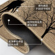 Baibuda D-687 Linen anti-slip rubber floor mat Entry door mat carpet 60*90CM Giraffe