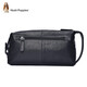 Hush Puppies handbag for men's retro hand grab bag vegetable tanned leather men's bag large capacity to give boyfriend birthday gift
