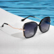 Helen Keller Sunglasses Polarized Sunglasses Women's Driving Sunscreen Sunglasses Large Frame Gift Glasses Driving Mirror H8928H13