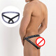 New ready-made men's thong sexy sexy underwear double thong underwear for men white M