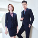Lido Yichen Professional suit Spring and Autumn Men's and Women's Outer Suit Workwear 698 Dark Gray Women's Suit 2XL