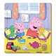 Peppa Pig Sudersea columna para niños Juguetes para niños Big Puzzle Plugin de madera 4-12 años 2-3-6 años Contando patos (9 píldoras)