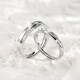 Fanci Fan Qi surround couple ring adjustable silver jewelry ring pair of rings birthday confession gift for girlfriend