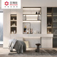 Bai De Sheng Whole House Customized Customized Wardrobe Modern Simple Solid Wood Swing Door Wardrobe Customized Light Luxurious Wardrobe Customized Bedroom Living Room Bedroom Space Customized Yuan/square meter (calculated based on projected area)