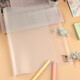 Morgenlicht (m/g) Pad Testpapier Speicher Clip Schüler Schreibtisch PAD PAPE PAPE PAKELTIGE WEGPAD Esstisch Pad Mehrere Optionen A3 Transparent Pad 983R4 (1 Bild)