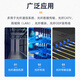 山泽(SAMZHE)光纤适配器 电信级LC-LC双工耦合器 LC接口法兰盘光纤配器延长对接头转接器GLL-22