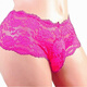 
Men's sexy underwear for men wearing men's sexy transparent lace underwear thong seducing male servant gay red M