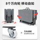 午憩宝 折叠床午休床办公室出租屋简易床便携躺椅硬板家用医院陪护四折  【宽80CM】精织棉麻四折床