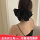 Xiaose advanced French style ~ black big bow hair clip female bangs clip hair card hair ornament headdress top clip new C8Y208 big bow spring clip