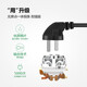 Bull socket black power strip for home school dormitory with cord drag strip refrigerator washing machine 3 meters 5 meters extension cord with switch desktop multi-slot long line plug strip 2 slots-B8110 total length 5 meters